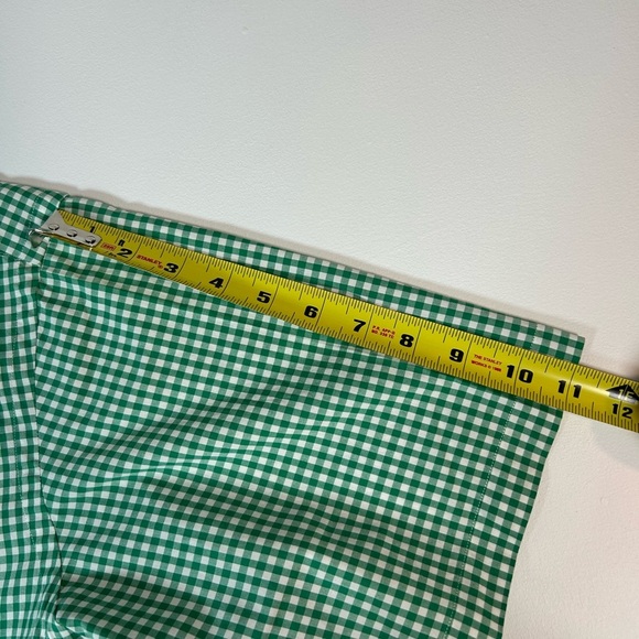 Ralph Lauren Classic Mens Green Gingham Check Button Up Short Sleeve Shirt XXL - Picture 6 of 8